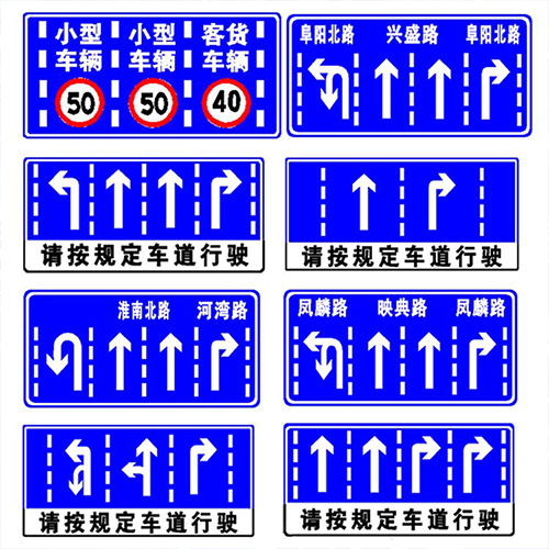 市政道路指示牌